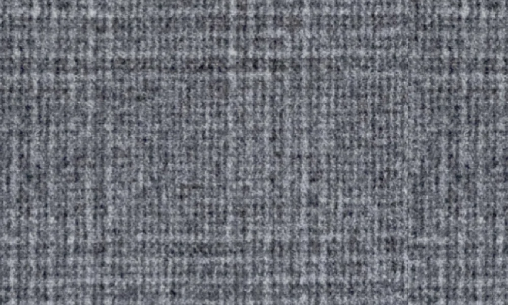 Fabric reference: PSF273 Pattern: Medium grey check pattern Fabric composition: 80% wool, 20% nylon Weight: 305 g/m²