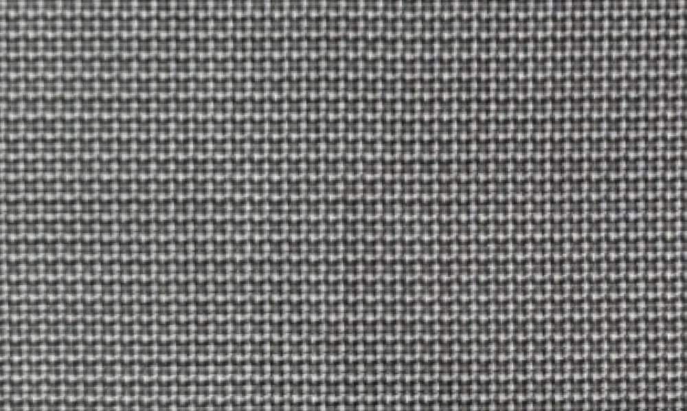 Fabric reference: TMS001 Pattern: Grey-blue micro check pattern Fabric composition: 58% mulberry silk, 42% wool Weight: 222 g/m²